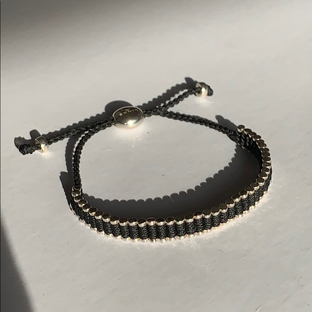 Links of London Mini Friendship Bracelet in black